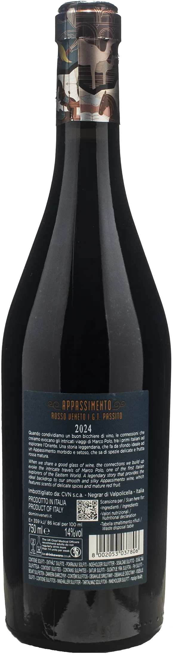 Domini Veneti Appassimento Rosso Passito Marco Polo Collection 2024