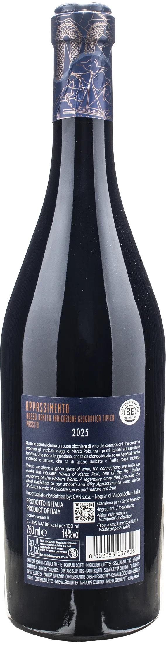 Domini Veneti Appassimento Rosso Passito Marco Polo Collection 2025