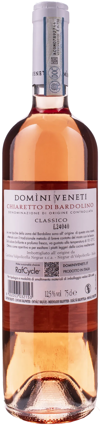 Domini Veneti Chiaretto di Bardolino Classico 2023