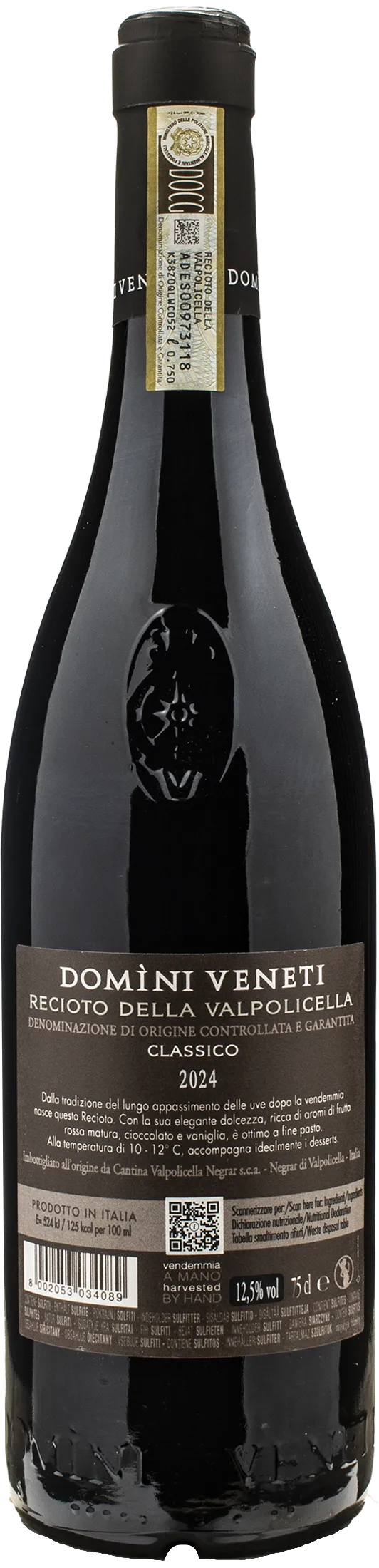 Domini Veneti Negrar Recioto della Valpolicella Classico 2024