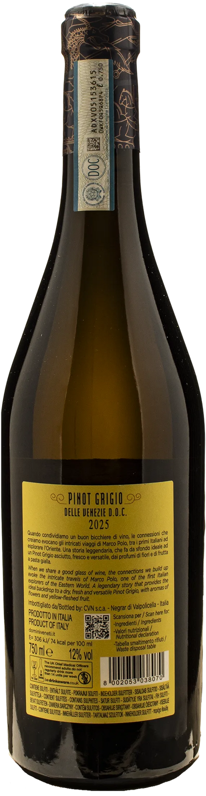 Domini Veneti Pinot Grigio delle Venezie Collezione Marco Polo 2025