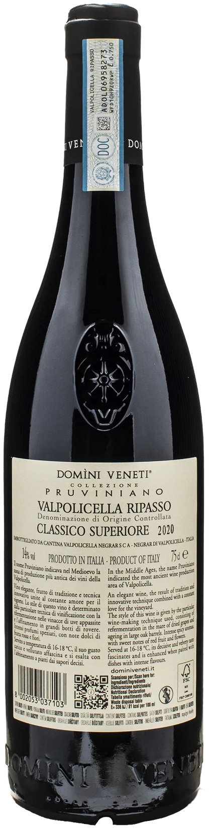 Domini Veneti Pruviniano Maran Valpolicella Ripasso Classico Superiore 2020