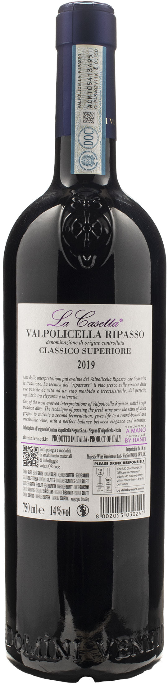 Domini Veneti Valpolicella Ripasso Classico Superiore La Casetta 2019
