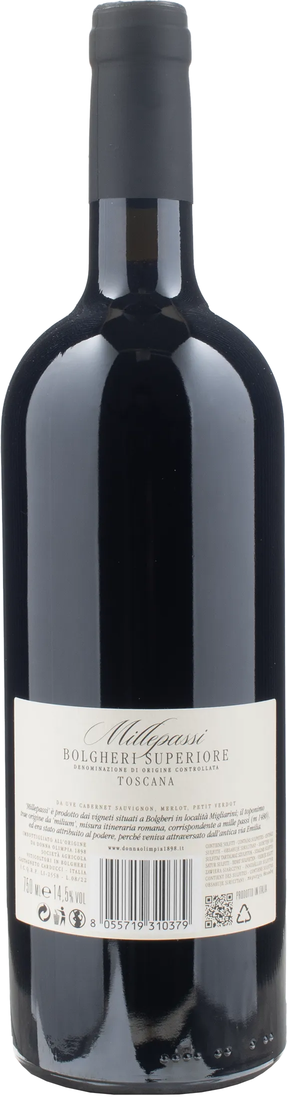 Donna Olimpia 1898 Bolgheri Superiore Millepassi 2020