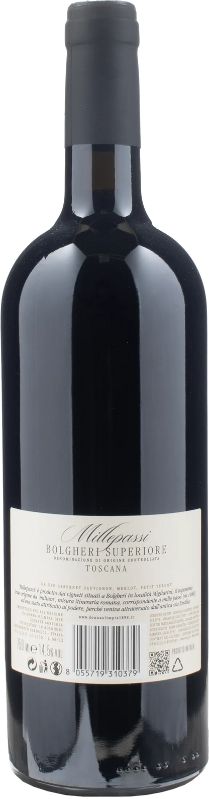 Donna Olimpia 1898 Bolgheri Superiore Millepassi 2020