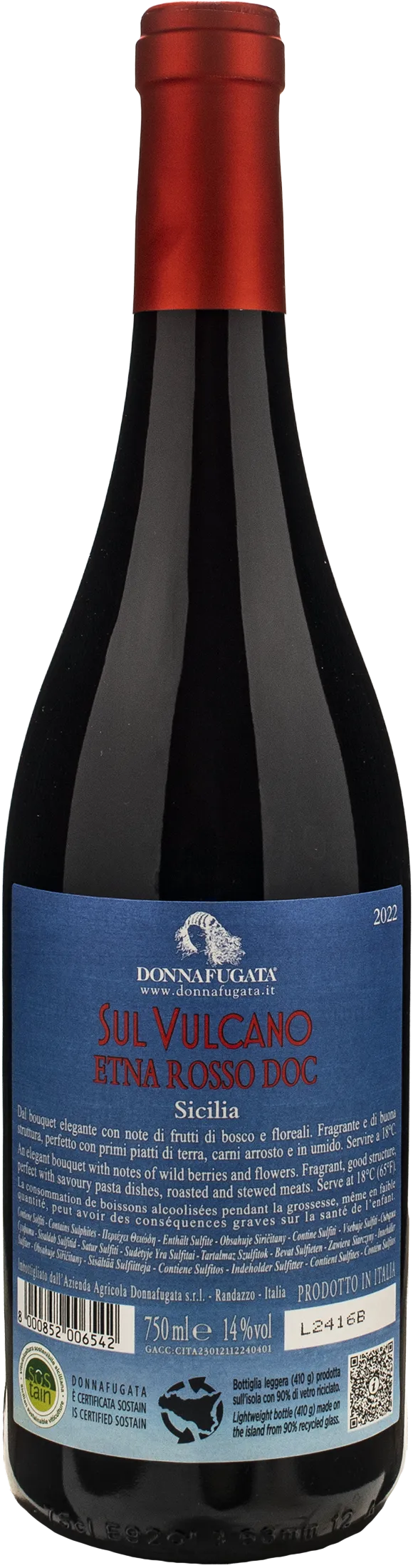 Donnafugata Etna Rosso Sul Vulcano 2022
