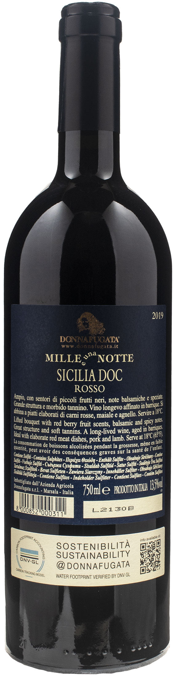 Donnafugata Mille e una Notte 2019