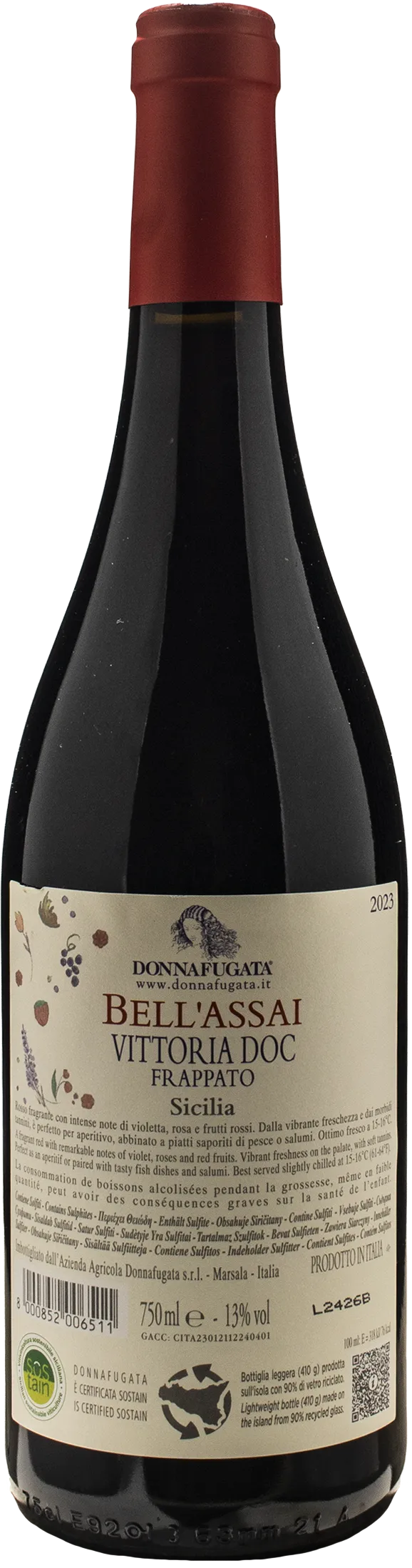 Donnafugata Vittoria Frappato Bell'Assai 2023