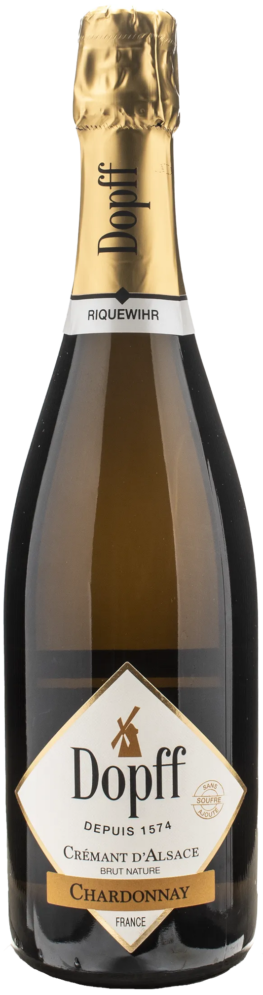 Dopff au Moulin Cremant d'Alsace Chardonnay Brut Nature 2020