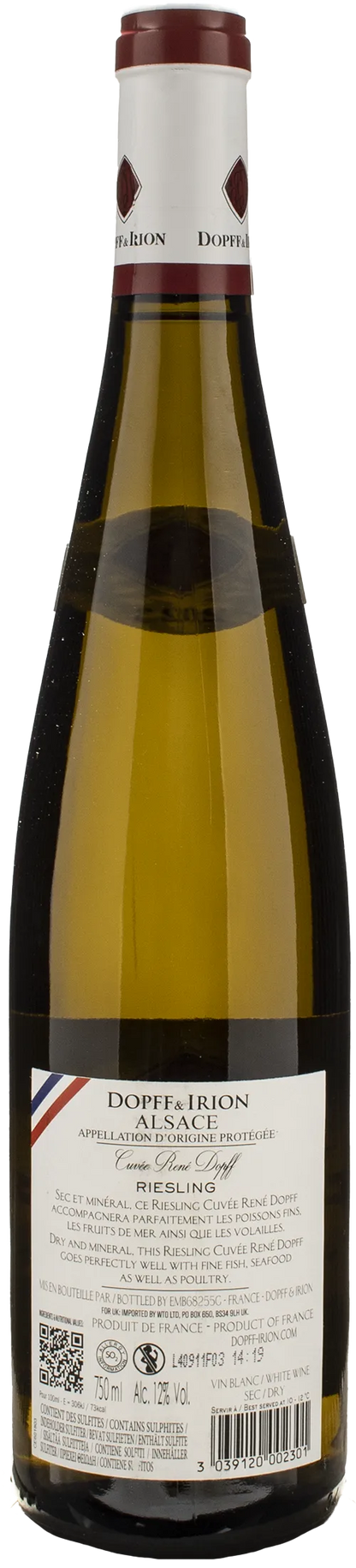 Dopff Irion Alsace Riesling Cuvée René 2023