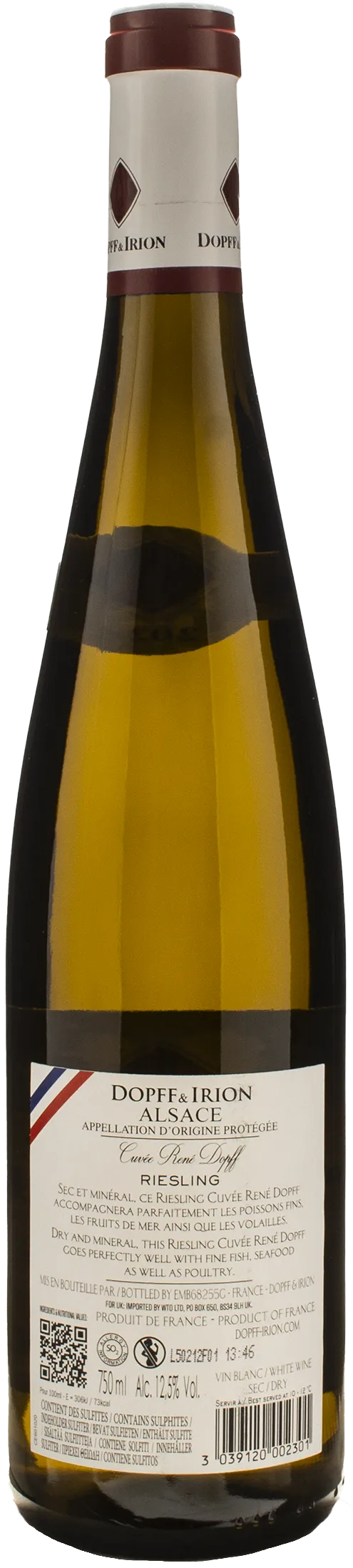 Dopff Irion Alsace Riesling Cuvée René 2024