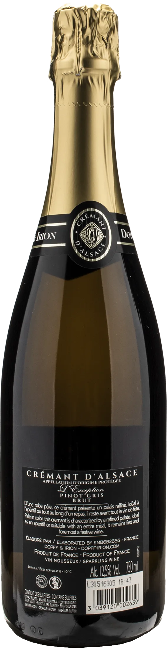 Dopff & Irion Cremant d'Alsace Pinot Gris 2017