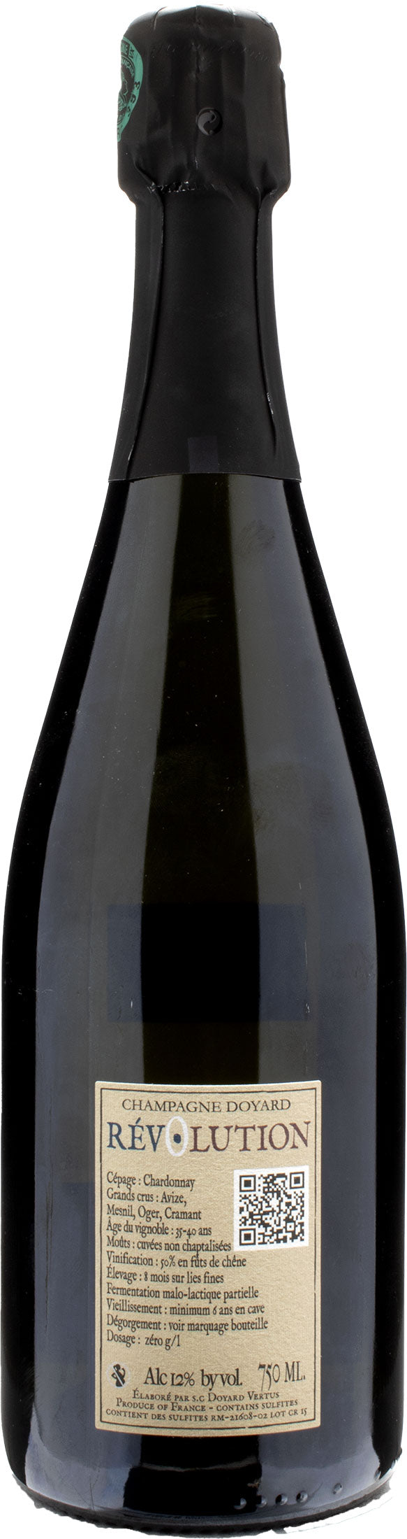 Doyard Champagne Révolution Blanc de Blancs Grand Cru Non Dosè