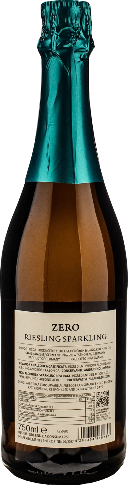 Dr. Fischer Riesling Sparkling Zero Alcol