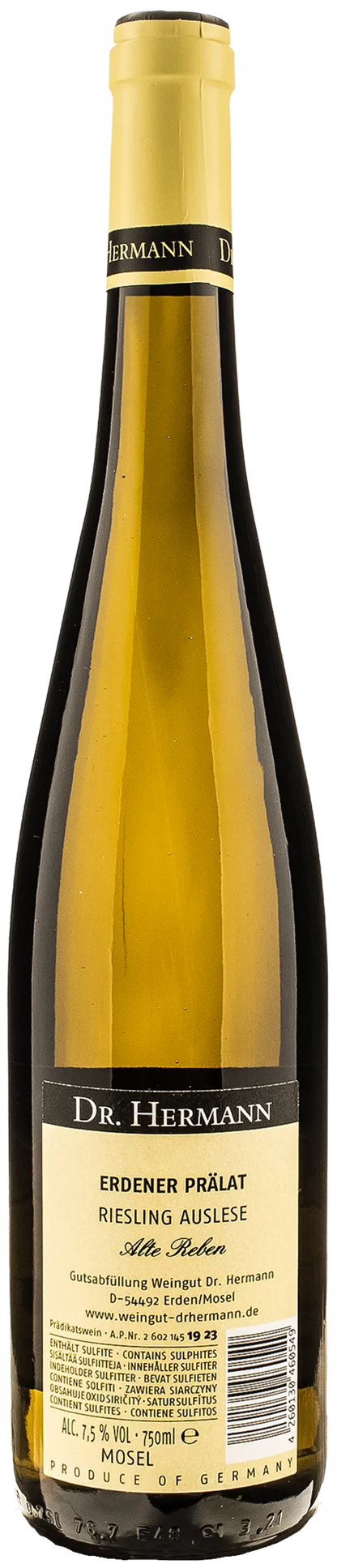 Dr. Hermann Erdener Pralat Riesling Auslese Alte Reben 2022