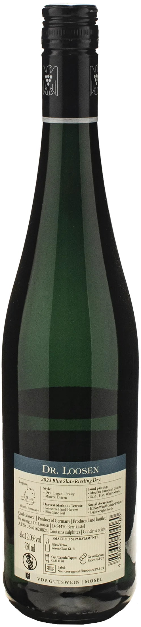Dr. Loosen Riesling Dry Blue Slate 2023