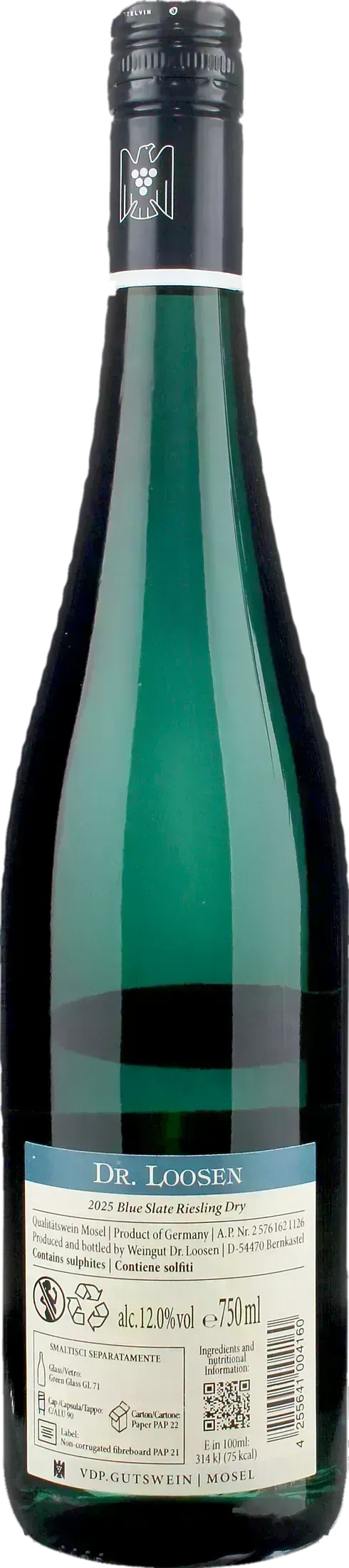 Dr. Loosen Riesling Dry Blue Slate 2025