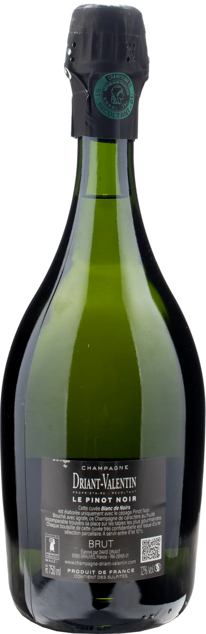 Driant Valentin Champagne Blanc de Noirs Le Pinot Noir Brut