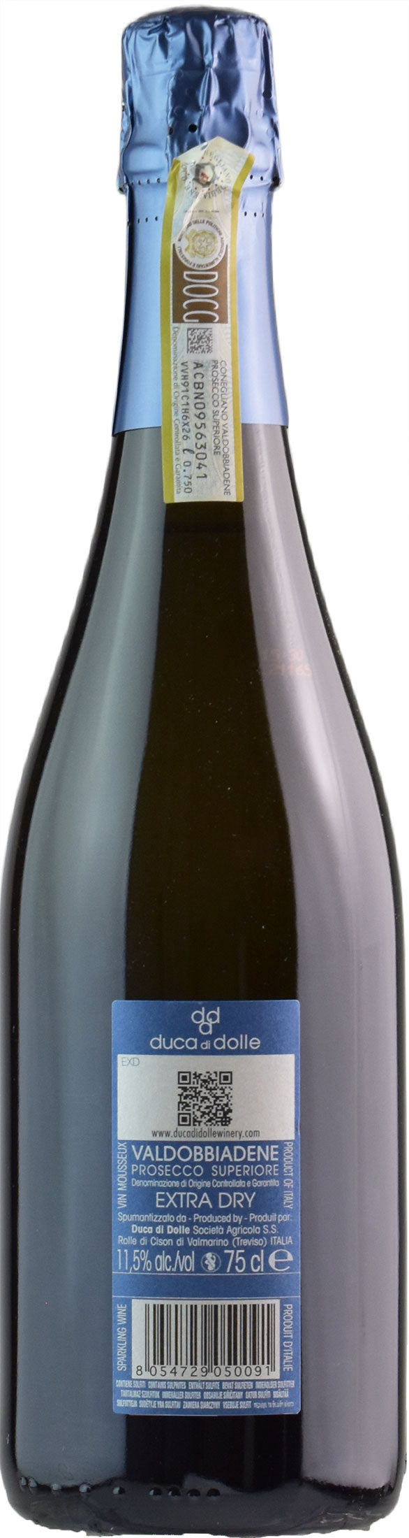 Duca di Dolle Valdobbiadene Prosecco Superiore 100% EXD Extra Dry