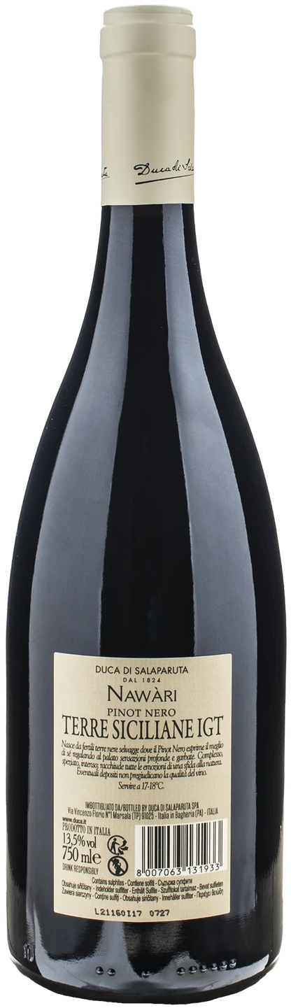 Duca di Salaparuta Pinot Nero Nawari 2019