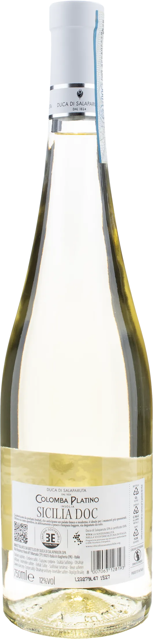 Duca Salaparuta Colomba Platino Inzolia 2022