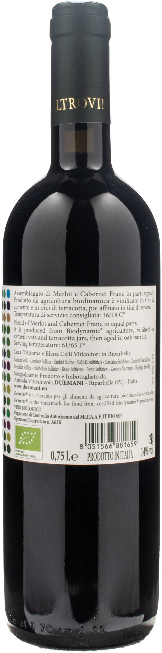 Duemani Altrovino Merlot e Cabernet Franc 2020