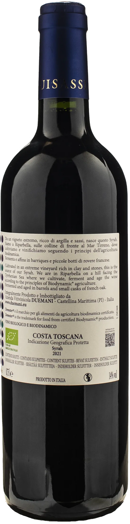 Duemani Suisassi Syrah 2021