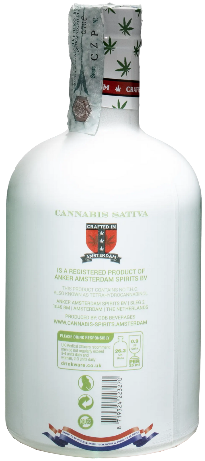 Dutch Windmill Spirits Cannabis Sativa Vodka 0.7L