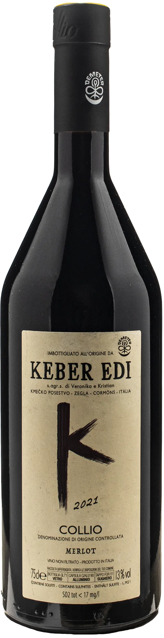 Edi Keber Collio Merlot 2021