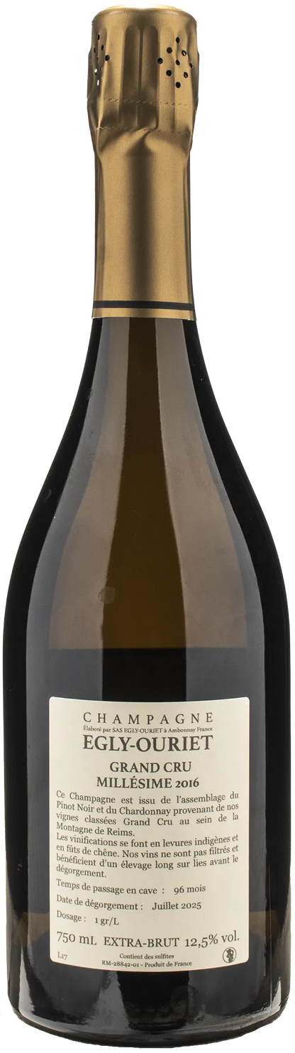 Egly Ouriet Champagne Grand Cru Extra Brut Millesime 2016