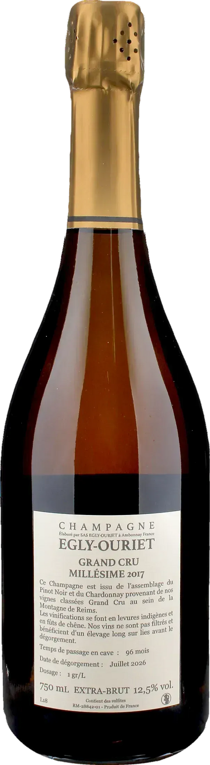 Egly Ouriet Champagne Grand Cru Extra Brut Millesime 2017