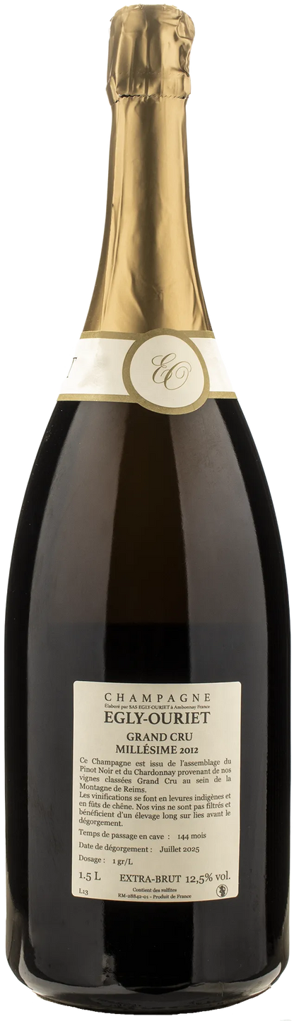Egly Ouriet Champagne Grand Cru Extra Brut Millesime Magnum 2012