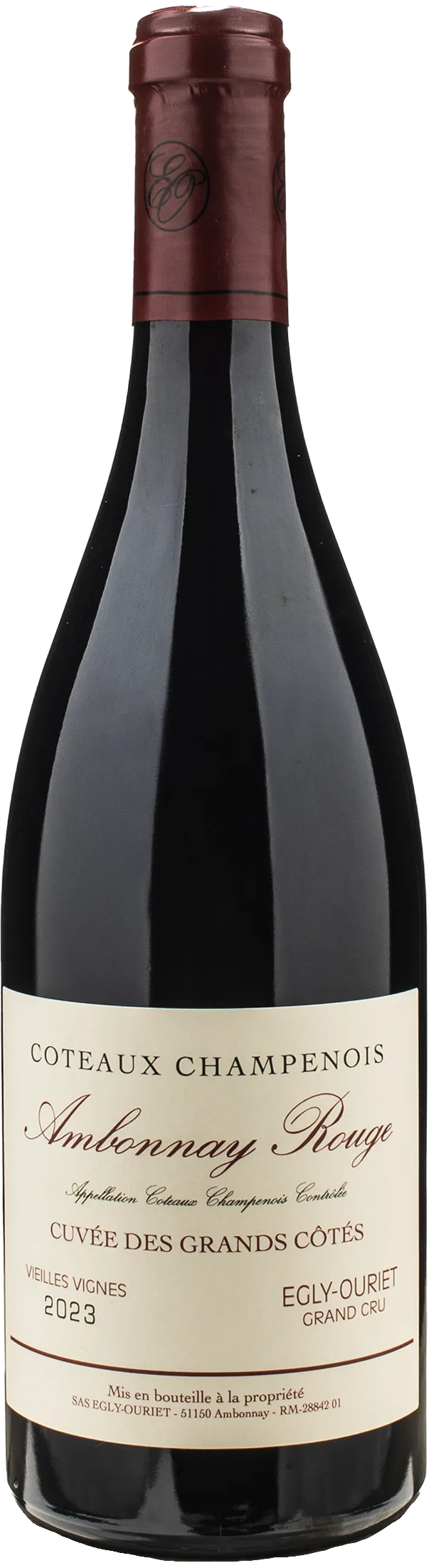 Egly Ouriet Coteaux Champenois Ambonnay Rouge Cuvee des Grands Cotes 2023