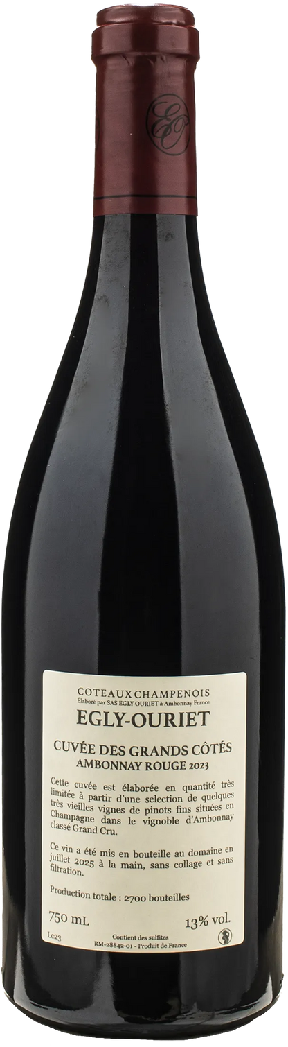 Egly Ouriet Coteaux Champenois Ambonnay Rouge Cuvee des Grands Cotes 2023