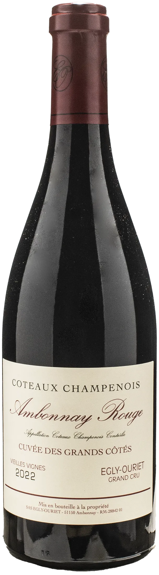 Egly Ouriet Coteaux Champenois Ambonnay Rouge Cuvee des Grands Cotes 2022