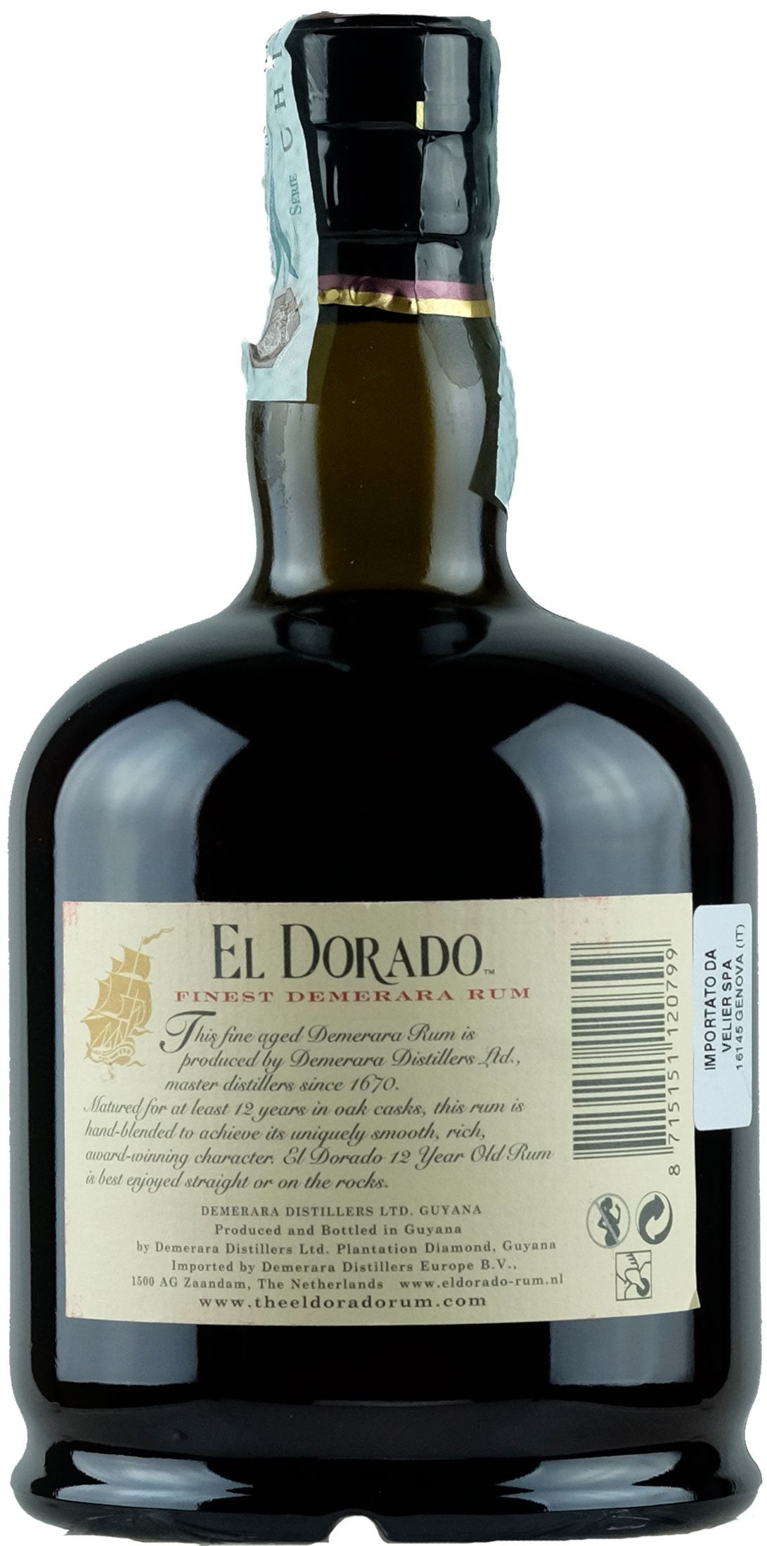 El Dorado Rum 12 years old