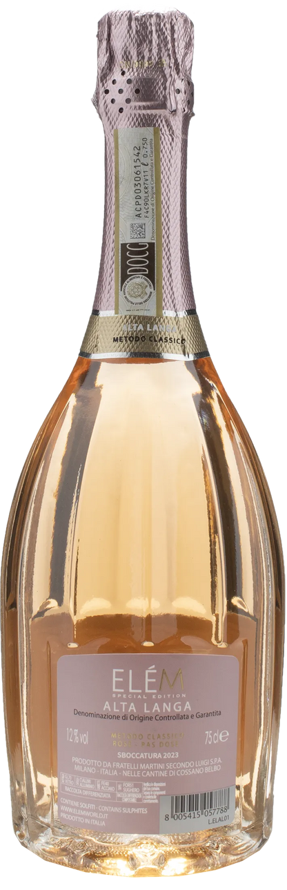 Elém Special Edition Alta Langa Metodo Classico Rosé Pas Dosé 2018