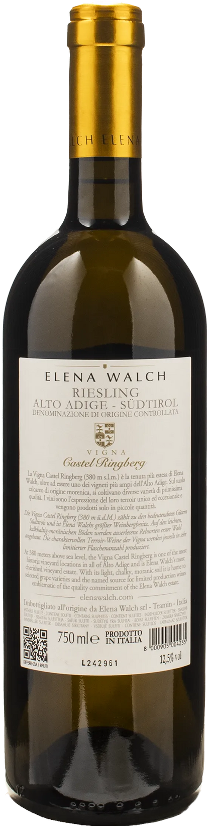 Elena Walch Alto Adige Riesling Vigna Castel Ringberg 2023