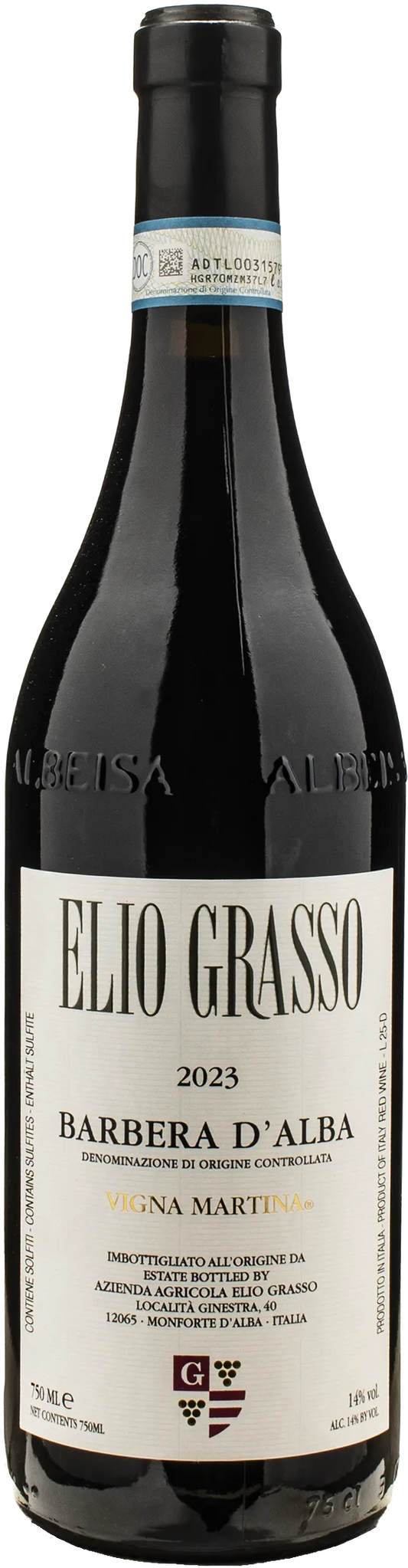 Elio Grasso Barbera d'Alba Vigna Martina 2023