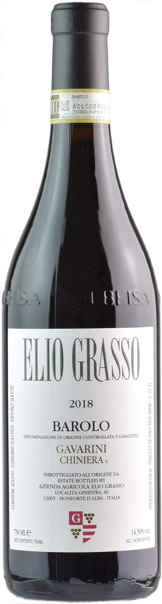 Elio Grasso Barolo Gavarini Chiniera 2018