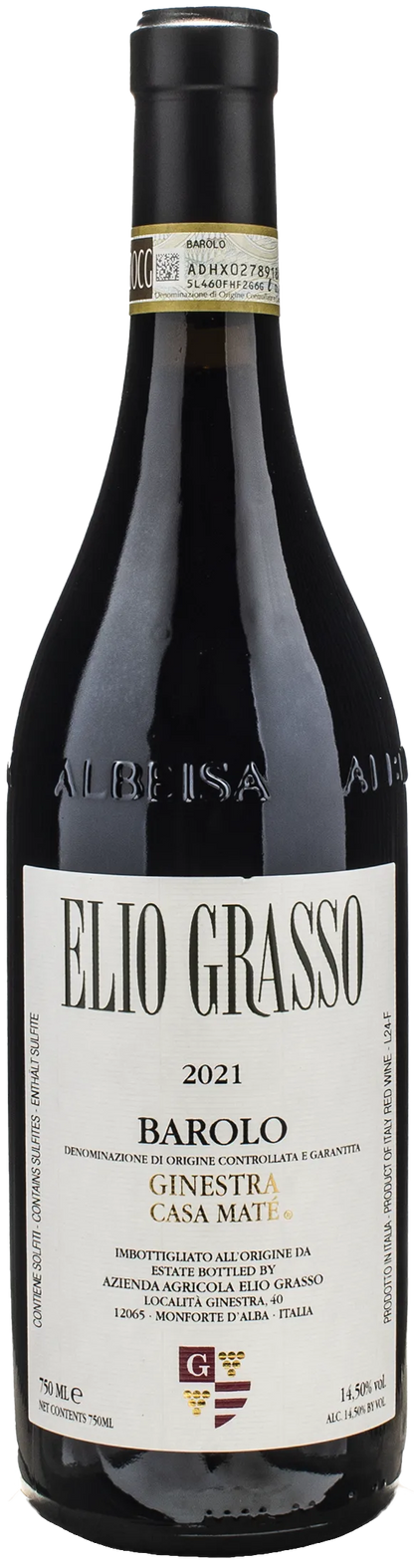 Elio Grasso Barolo Ginestra Casa Maté 2021