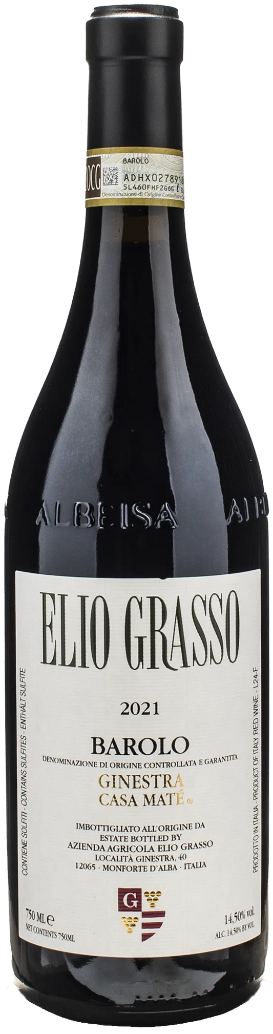 Elio Grasso Barolo Ginestra Casa Mate 2021