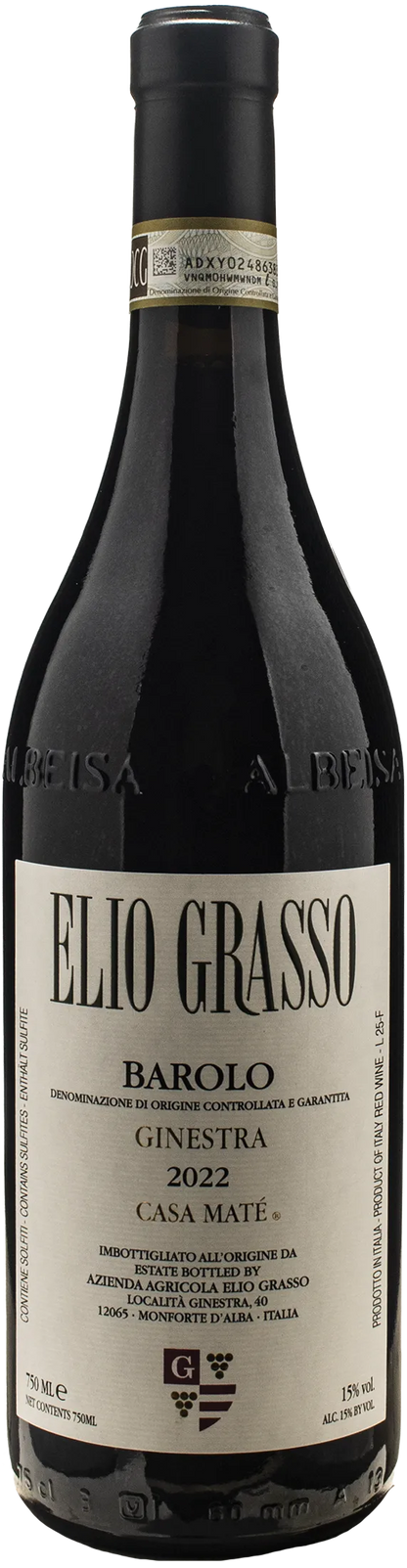 Elio Grasso Barolo Ginestra Casa Mate 2022