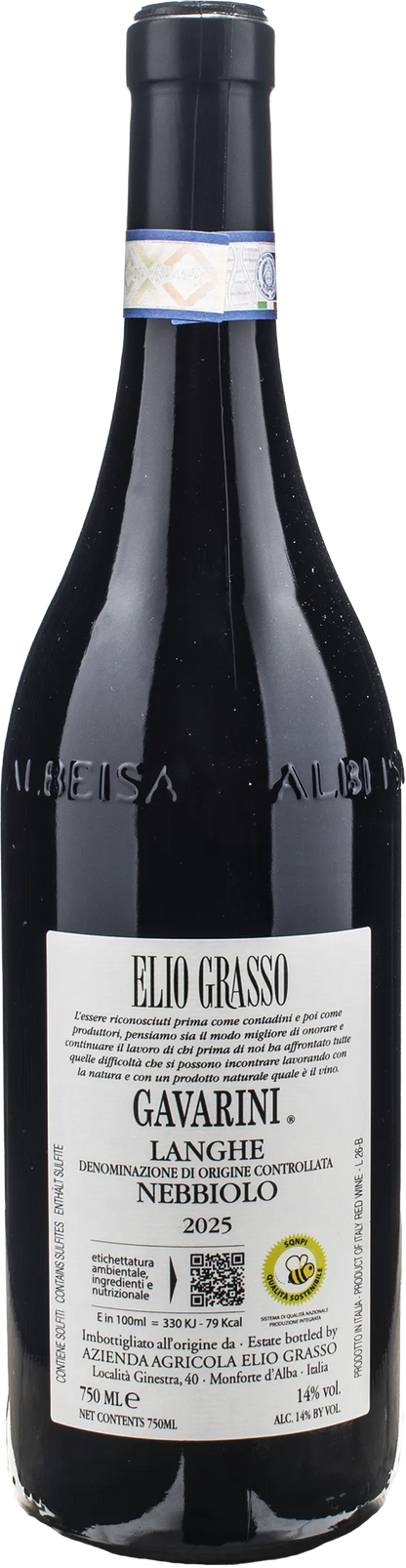 Elio Grasso Langhe Nebbiolo Gavarini 2025