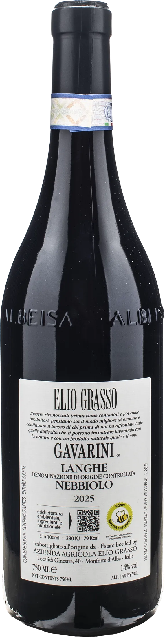 Elio Grasso Langhe Nebbiolo Gavarini 2025