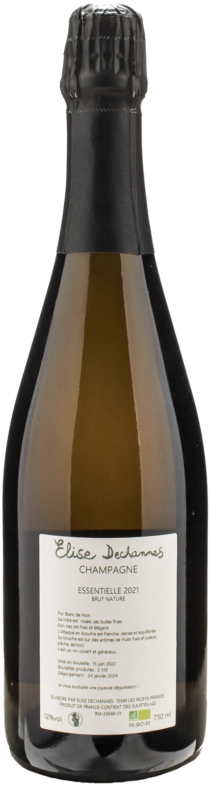 Elise Dechannes Champagne Essentielle Brut Nature 2021