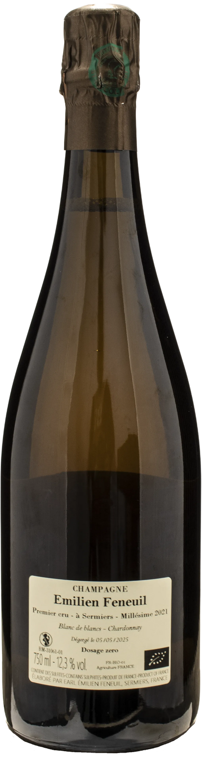 Emilien Feneuil Champagne 1er Cru Blanc de Blancs Dosage Zero Chardonnay 2021