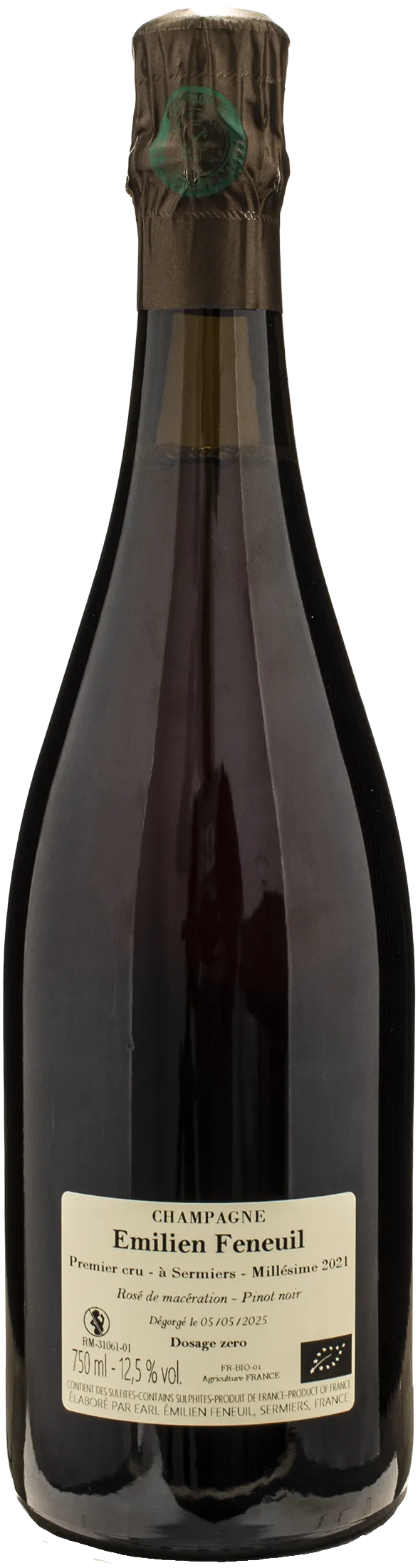 Emilien Feneuil Champagne 1er Cru Rose de Maceration Dosage Zero 2021