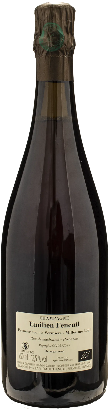 Emilien Feneuil Champagne 1er Cru Rose de Maceration Dosage Zero 2021