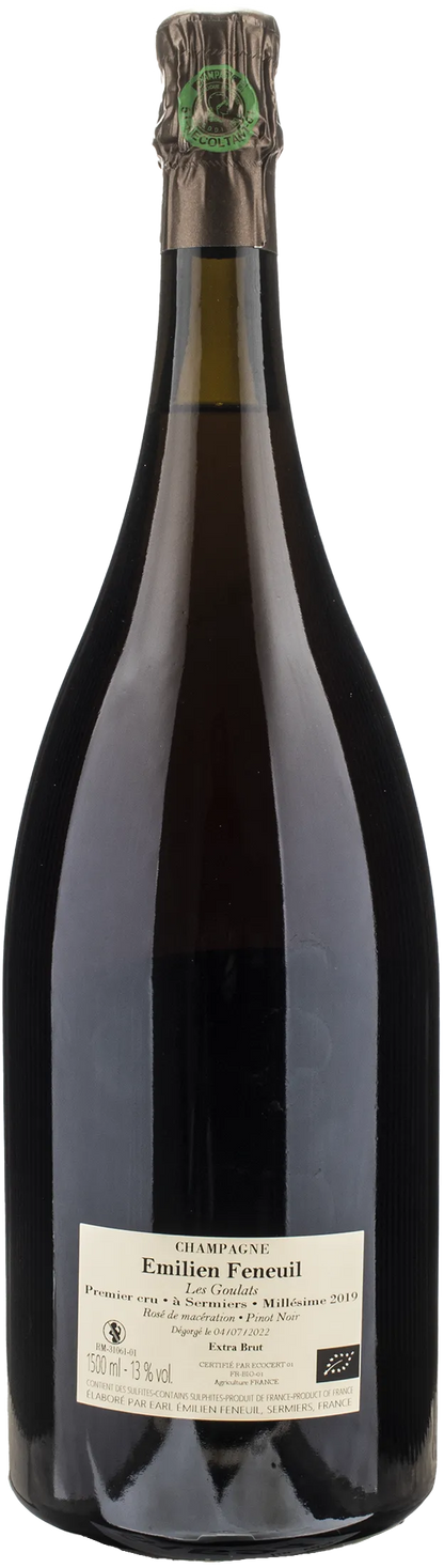 Emilien Feneuil Champagne 1er Cru Rose de Maceration Les Goulats Extra Brut Magnum 2019